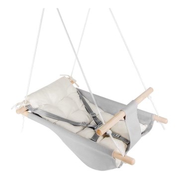 2Kids Toys - Children's textile swing for the smallest ones grey