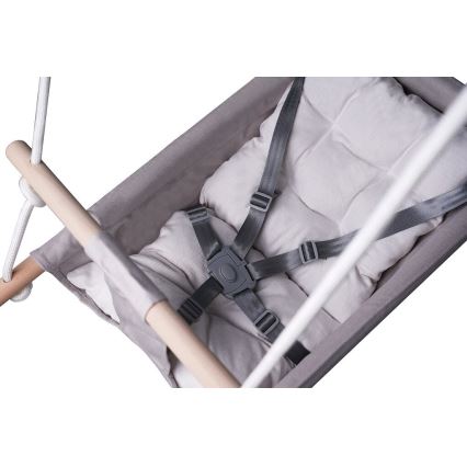 2Kids Toys - Children's textile swing for the smallest ones grey