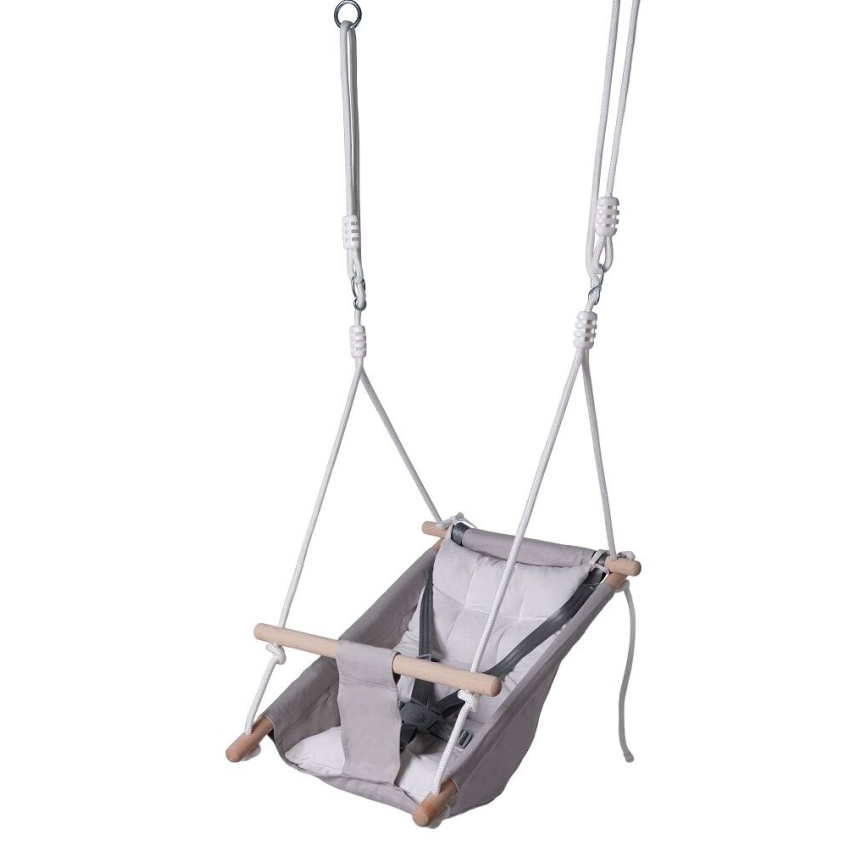 2Kids Toys - Children's textile swing for the smallest ones grey