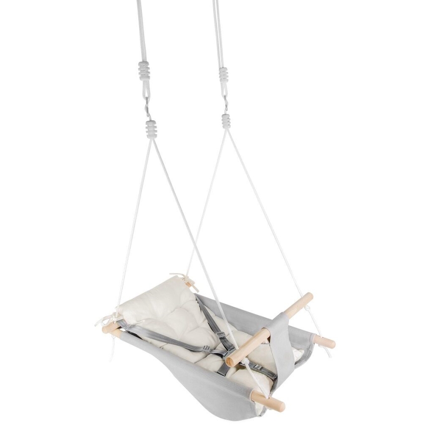 2Kids Toys - Children's textile swing for the smallest ones grey