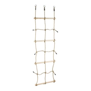 2Kids Toys - Climbing net with wooden rungs