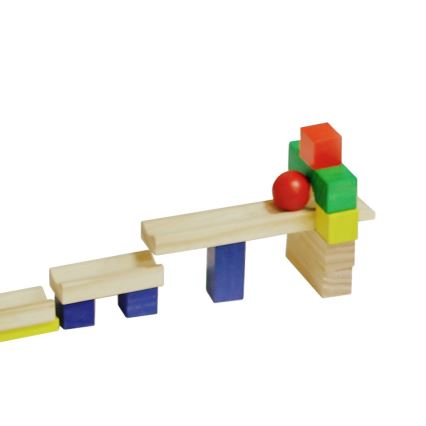2Kids Toys - Colorful Wooden Domino Set, 400 pcs