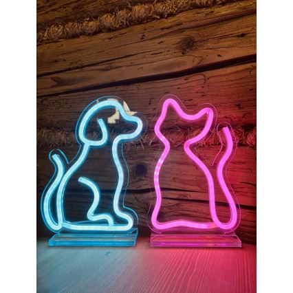 2Kids Toys - LED Neon table decoration LED/5W/USB cat