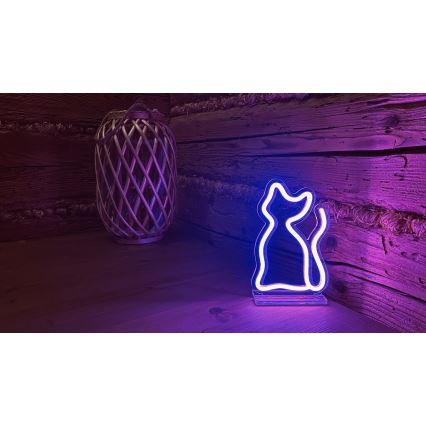 2Kids Toys - LED Neon table decoration LED/5W/USB cat