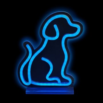 2Kids Toys - LED Neon table decoration LED/5W/USB dog