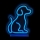 2Kids Toys - LED Neon table decoration LED/5W/USB dog