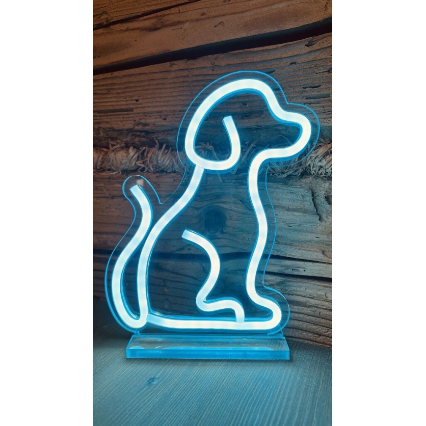 2Kids Toys - LED Neon table decoration LED/5W/USB dog