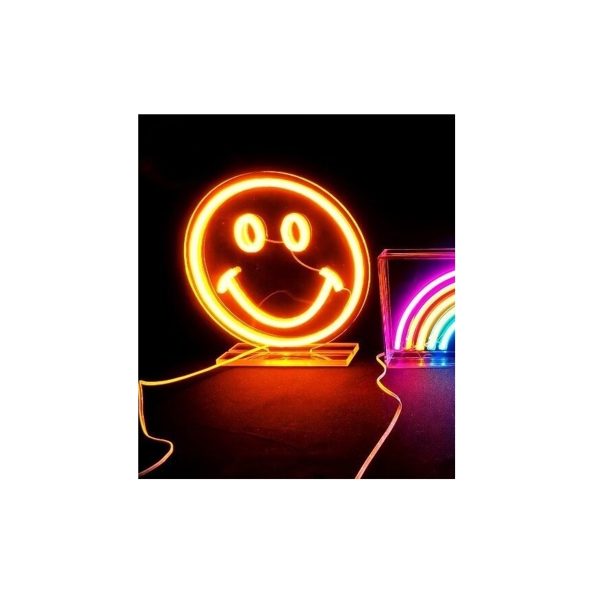 2Kids Toys - LED Neon Tabletop Decoration LED/5W/USB Smiley Face