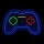 2Kids Toys - LED Neon wall decoration LED/5W/USB gamepad
