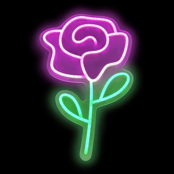 2Kids Toys - LED Neon wall decoration LED/5W/USB rose