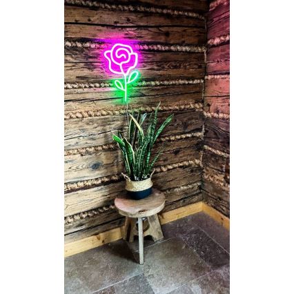 2Kids Toys - LED Neon wall decoration LED/5W/USB rose