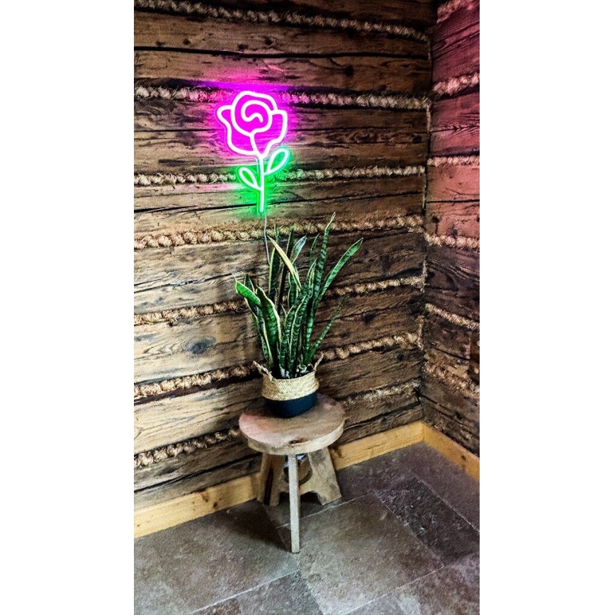2Kids Toys - LED Neon wall decoration LED/5W/USB rose