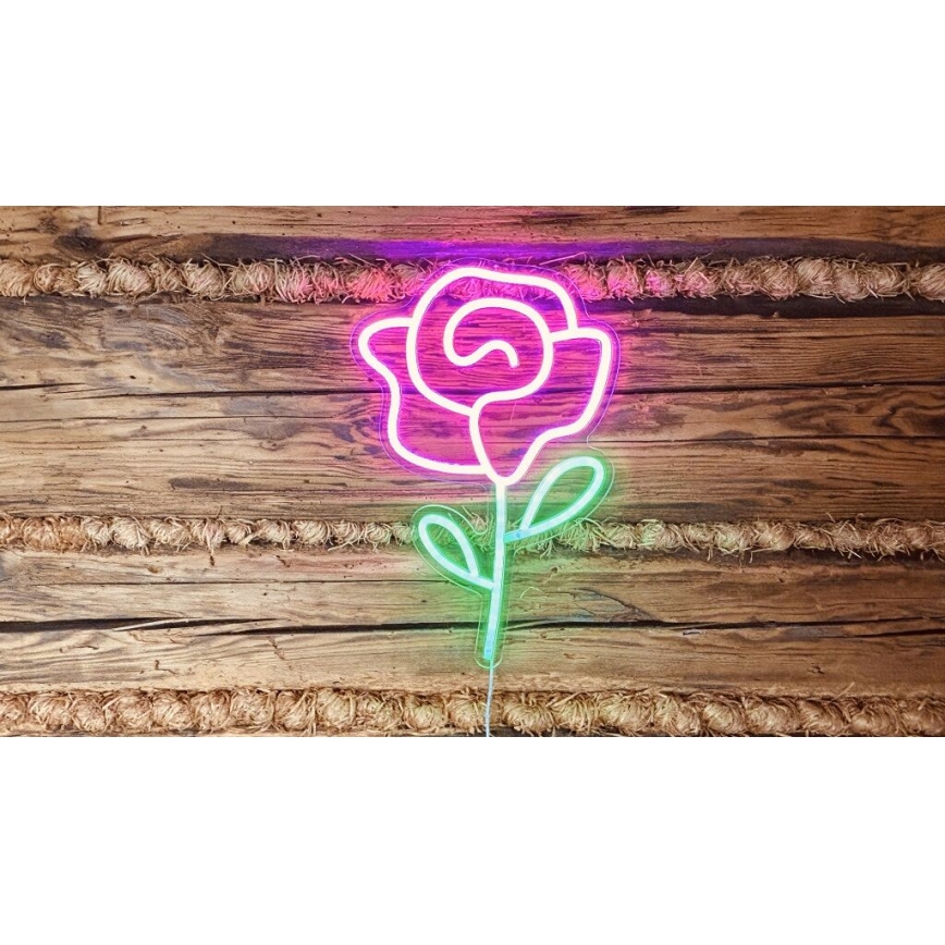 2Kids Toys - LED Neon wall decoration LED/5W/USB rose