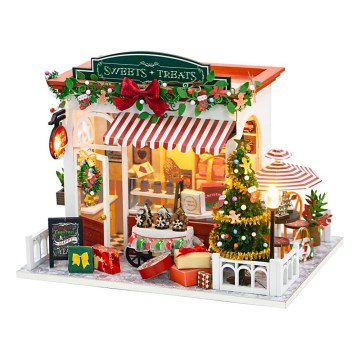 2Kids Toys - Miniature house Christmas cake shop 2xAAA