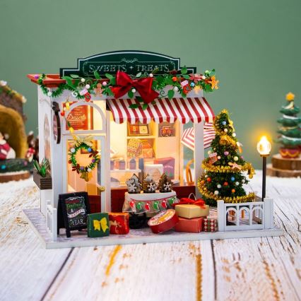 2Kids Toys - Miniature house Christmas cake shop 2xAAA