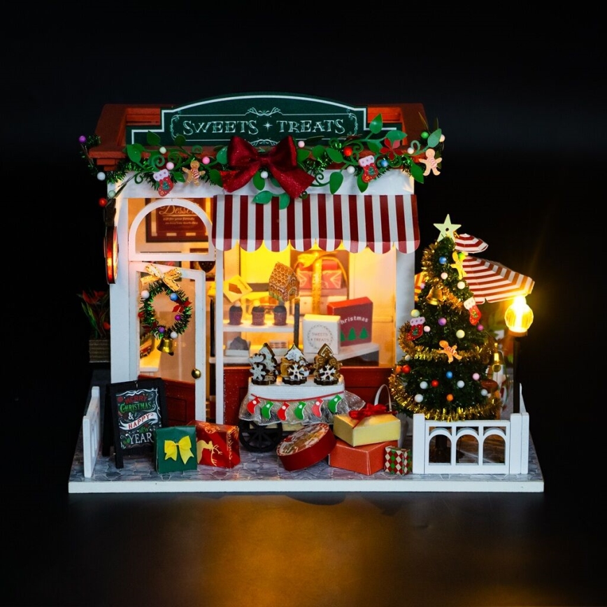 2Kids Toys - Miniature house Christmas cake shop 2xAAA