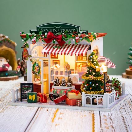 2Kids Toys - Miniature house Christmas cake shop 2xAAA