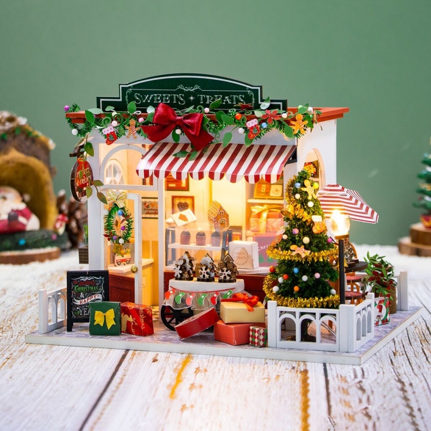 2Kids Toys - Miniature house Christmas cake shop 2xAAA