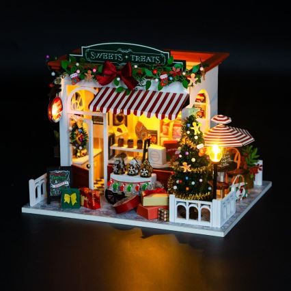 2Kids Toys - Miniature house Christmas cake shop 2xAAA