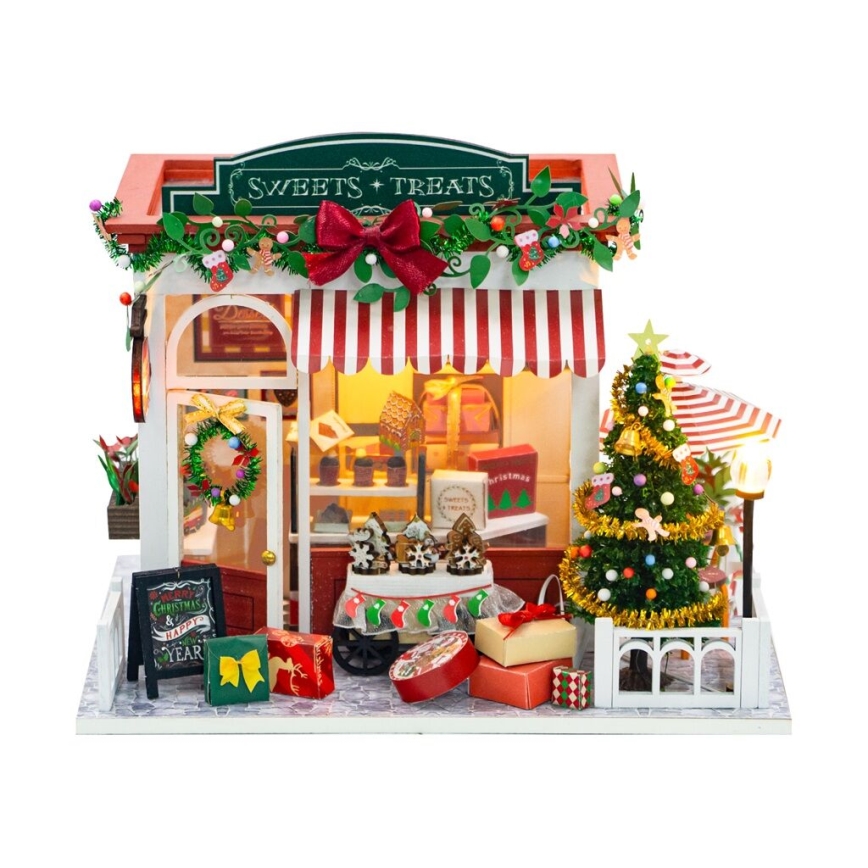 2Kids Toys - Miniature house Christmas cake shop 2xAAA