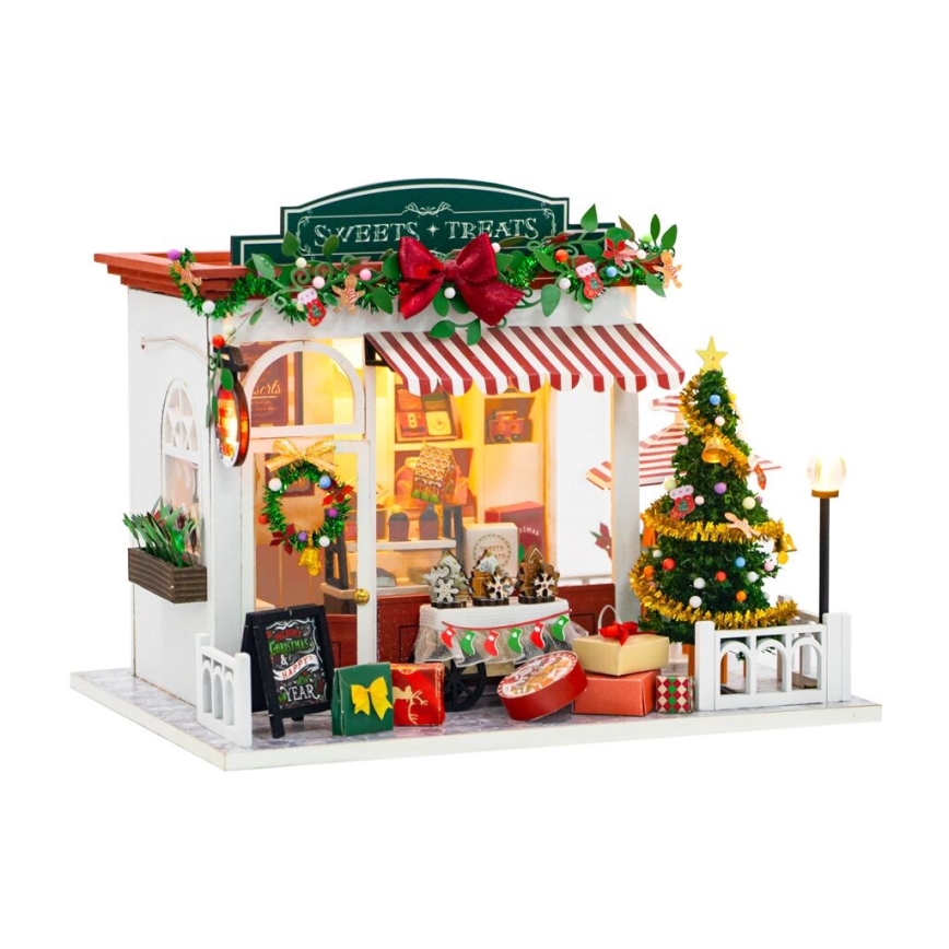 2Kids Toys - Miniature house Christmas cake shop 2xAAA