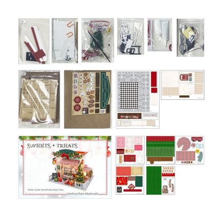 2Kids Toys - Miniature house Christmas cake shop 2xAAA