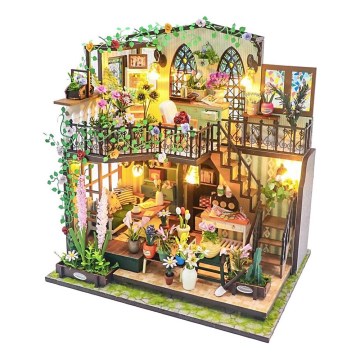 2Kids Toys - Miniature house Darcy's flower house 2xAAA