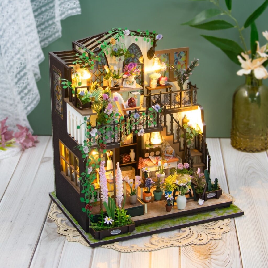 2Kids Toys - Miniature house Darcy's flower house 2xAAA