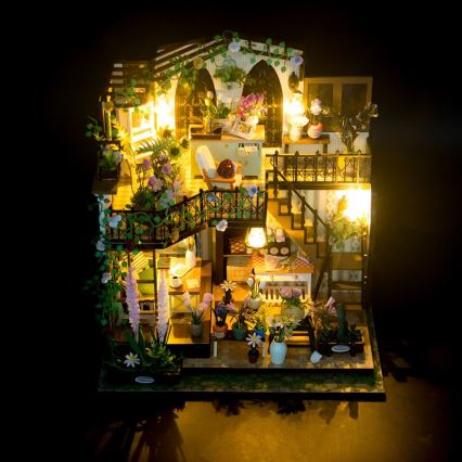 2Kids Toys - Miniature house Darcy's flower house 2xAAA