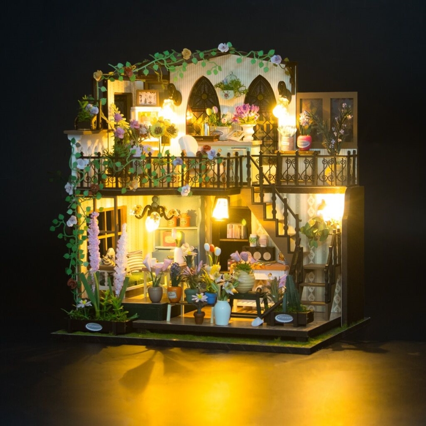 2Kids Toys - Miniature house Darcy's flower house 2xAAA