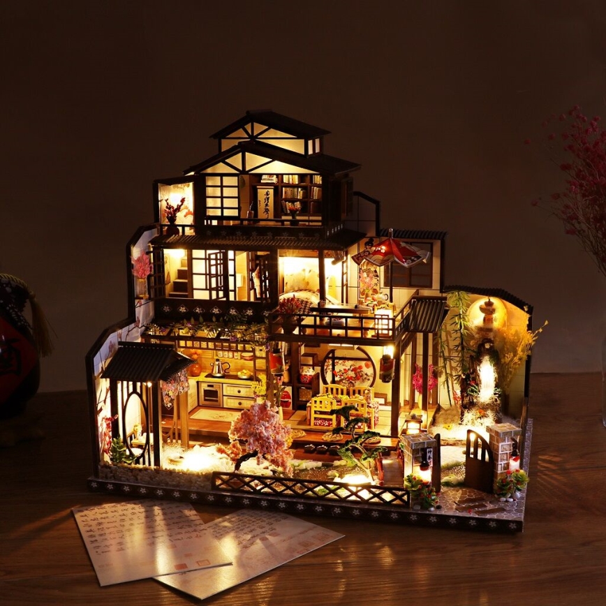 2Kids Toys - Miniature house Lavish sakura villa 2xAAA