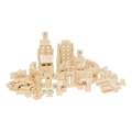 2Kids Toys - Natural Wooden Building Blocks, 220 pcs