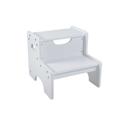 2Kids Toys - White Wooden Step Stool