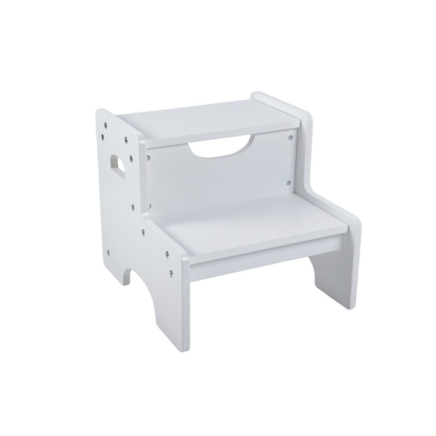 2Kids Toys - White Wooden Step Stool