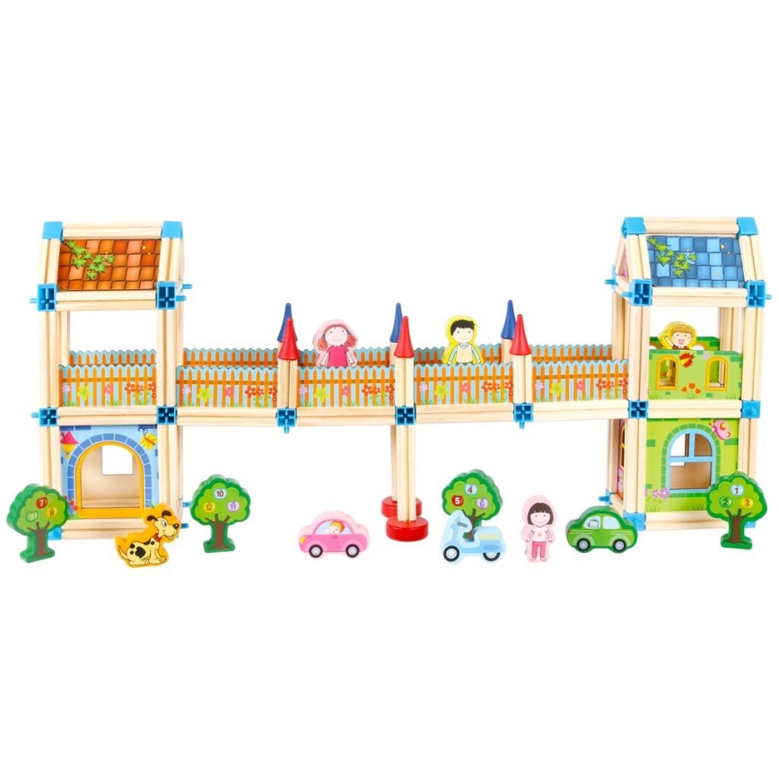 2Kids Toys - Wooden Castle Building Set