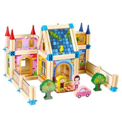 2Kids Toys - Wooden Castle Building Set