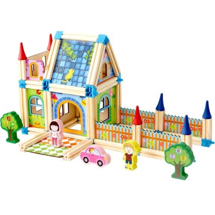 2Kids Toys - Wooden Castle Building Set