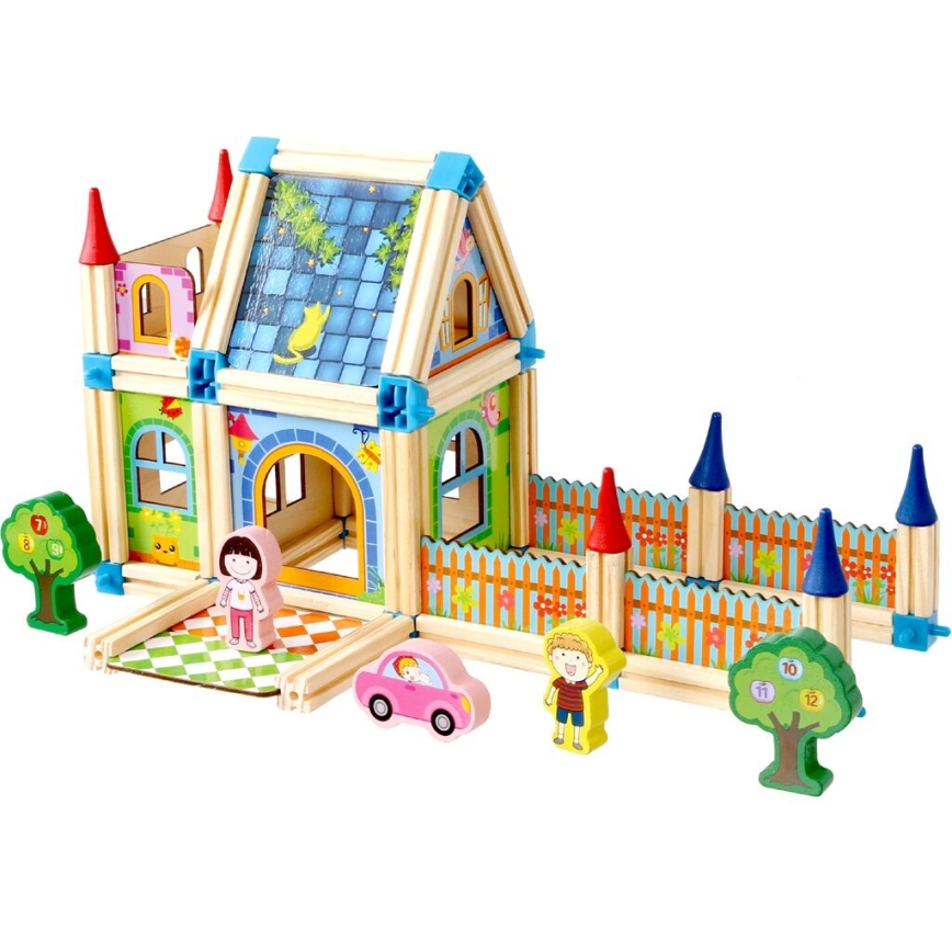 2Kids Toys - Wooden Castle Building Set