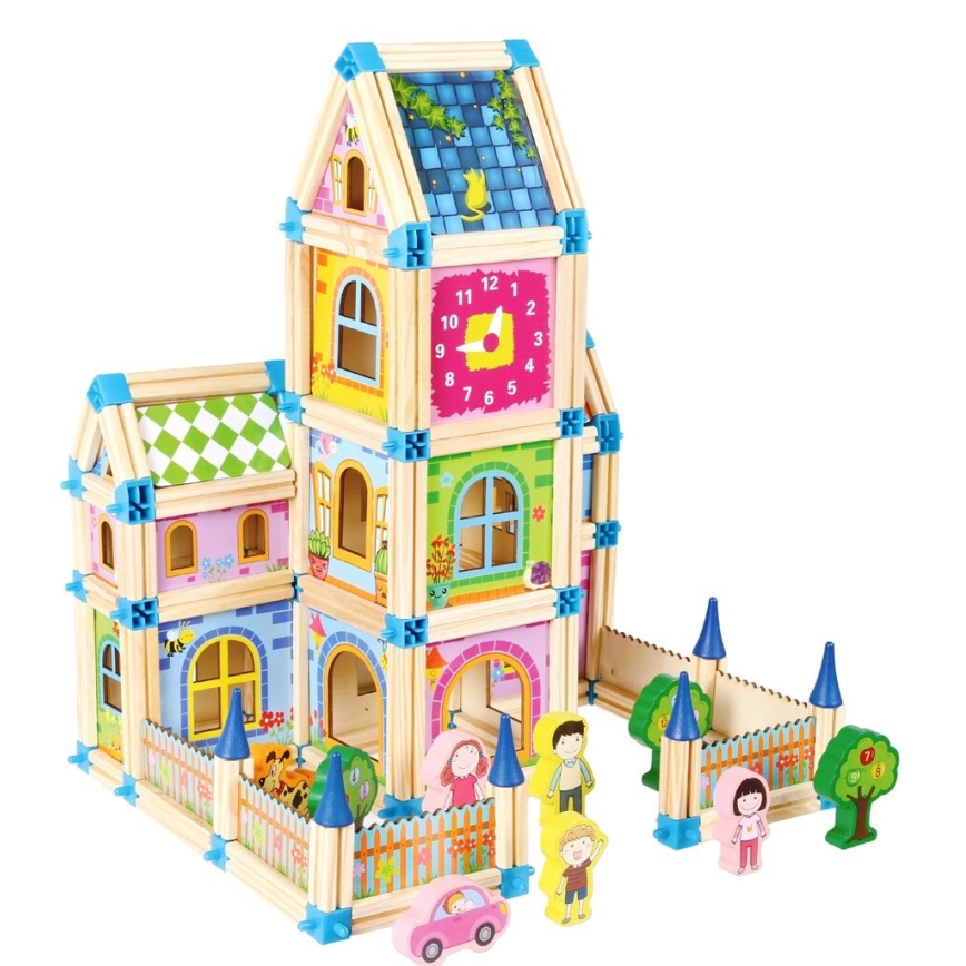 2Kids Toys - Wooden Castle Building Set