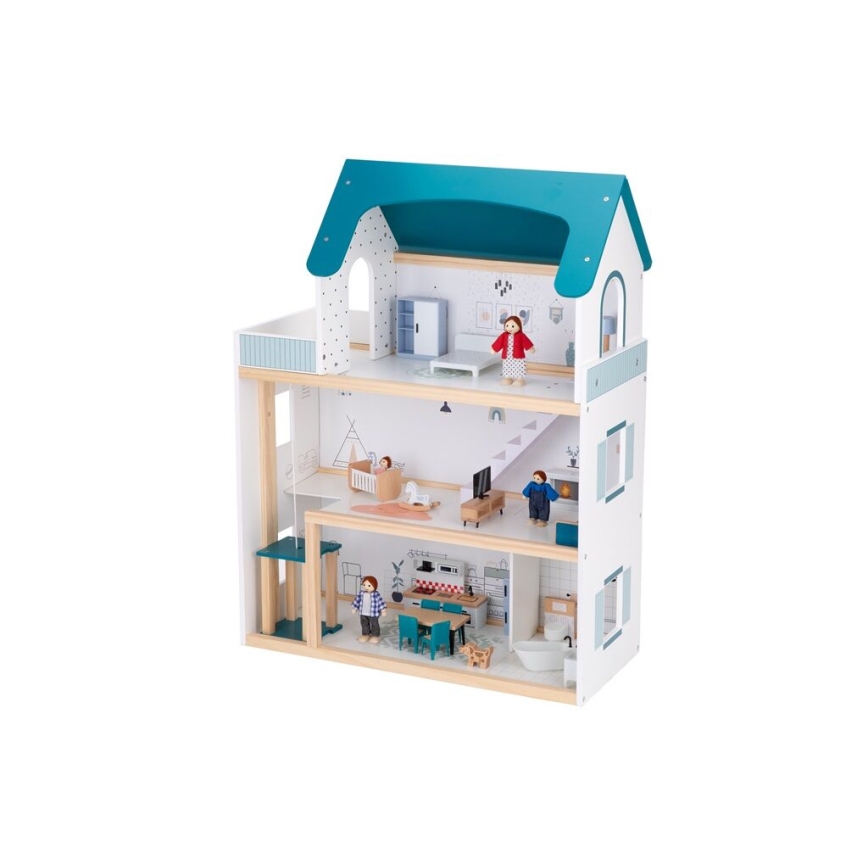 2Kids Toys - Wooden dollhouse Barbora