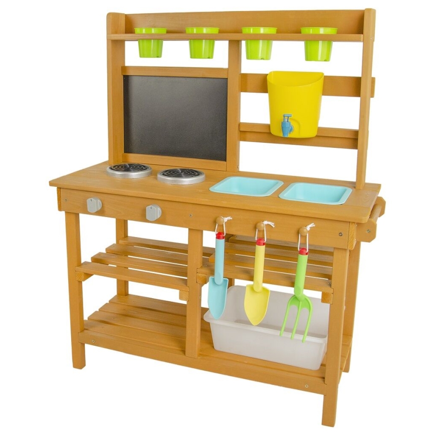 2Kids Toys - Wooden garden kitchen