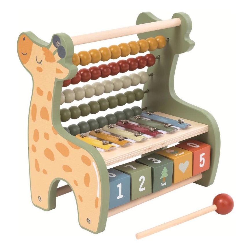 2Kids Toys - Wooden multifunctional abacus Giraffe