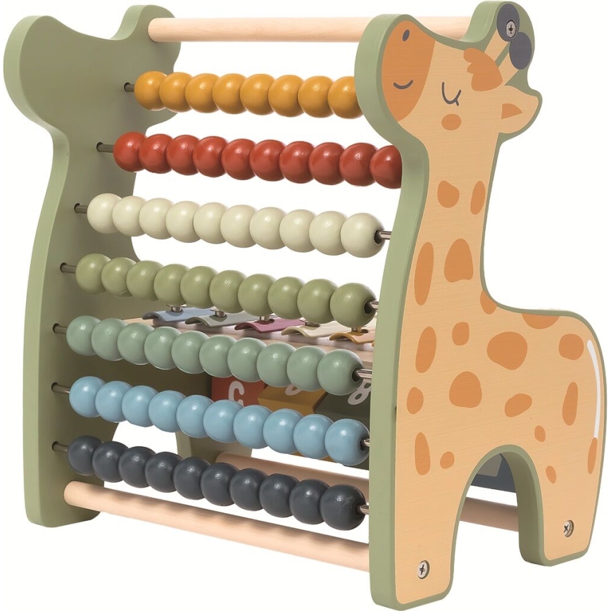 2Kids Toys - Wooden multifunctional abacus Giraffe
