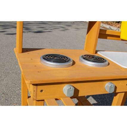 2Kids Toys - Wooden Outdoor Play Kitchen with Sink