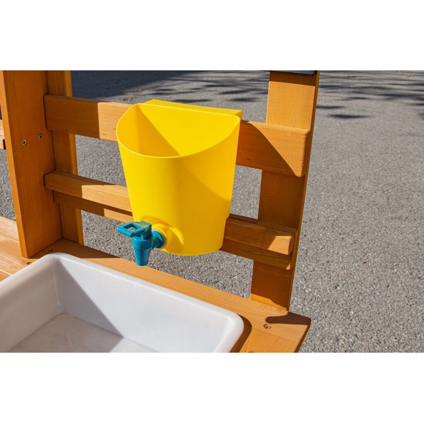 2Kids Toys - Wooden Outdoor Play Kitchen with Sink