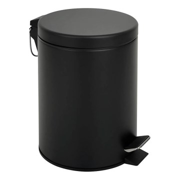 3 L Black Waste Bin