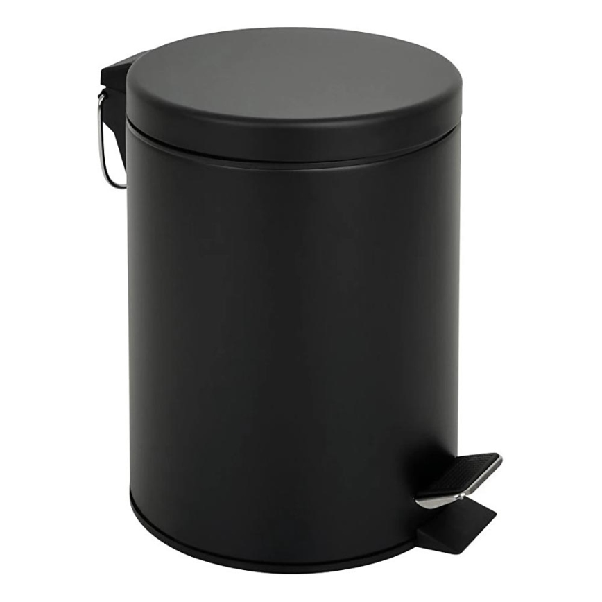 3 L Black Waste Bin