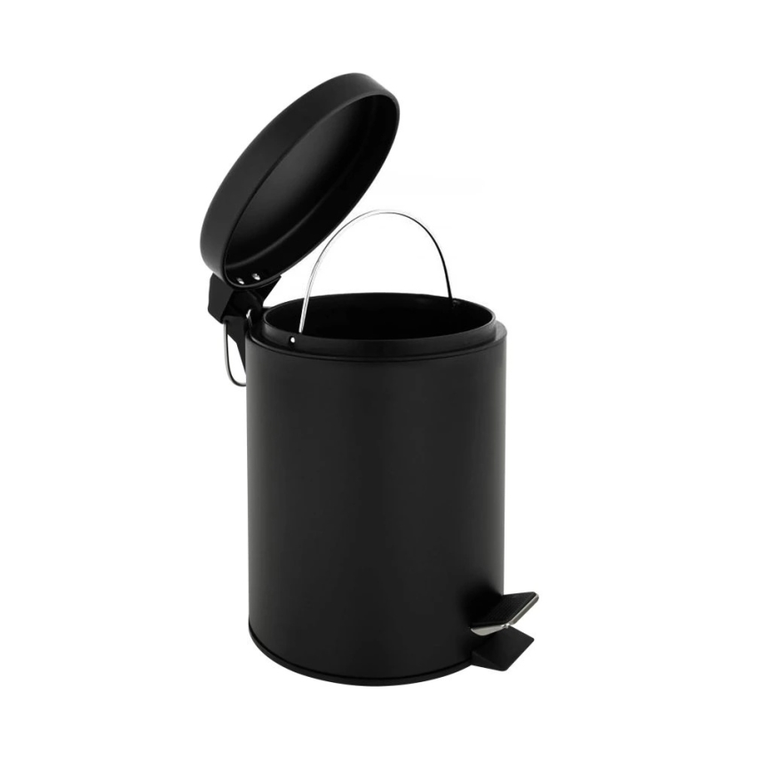 3 L Black Waste Bin