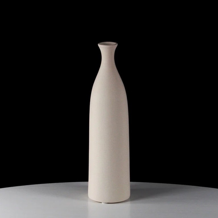 33 cm White Ceramic Vase
