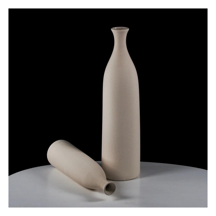 33 cm White Ceramic Vase